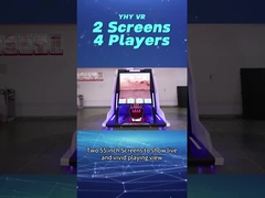 YHY VR Shooting Machine 4 Spelers 2 Screen Gun Battle Arcade Games